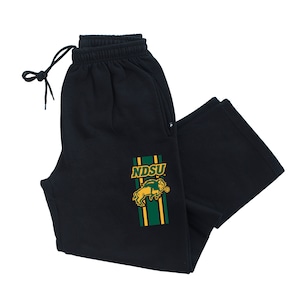 NDSU Sweatpants | North Dakota State Sweatpants | NDSU Bison Sweatpants | Bison Pant | North Dakota State Pants | NDSU Pants Vertical Stripe