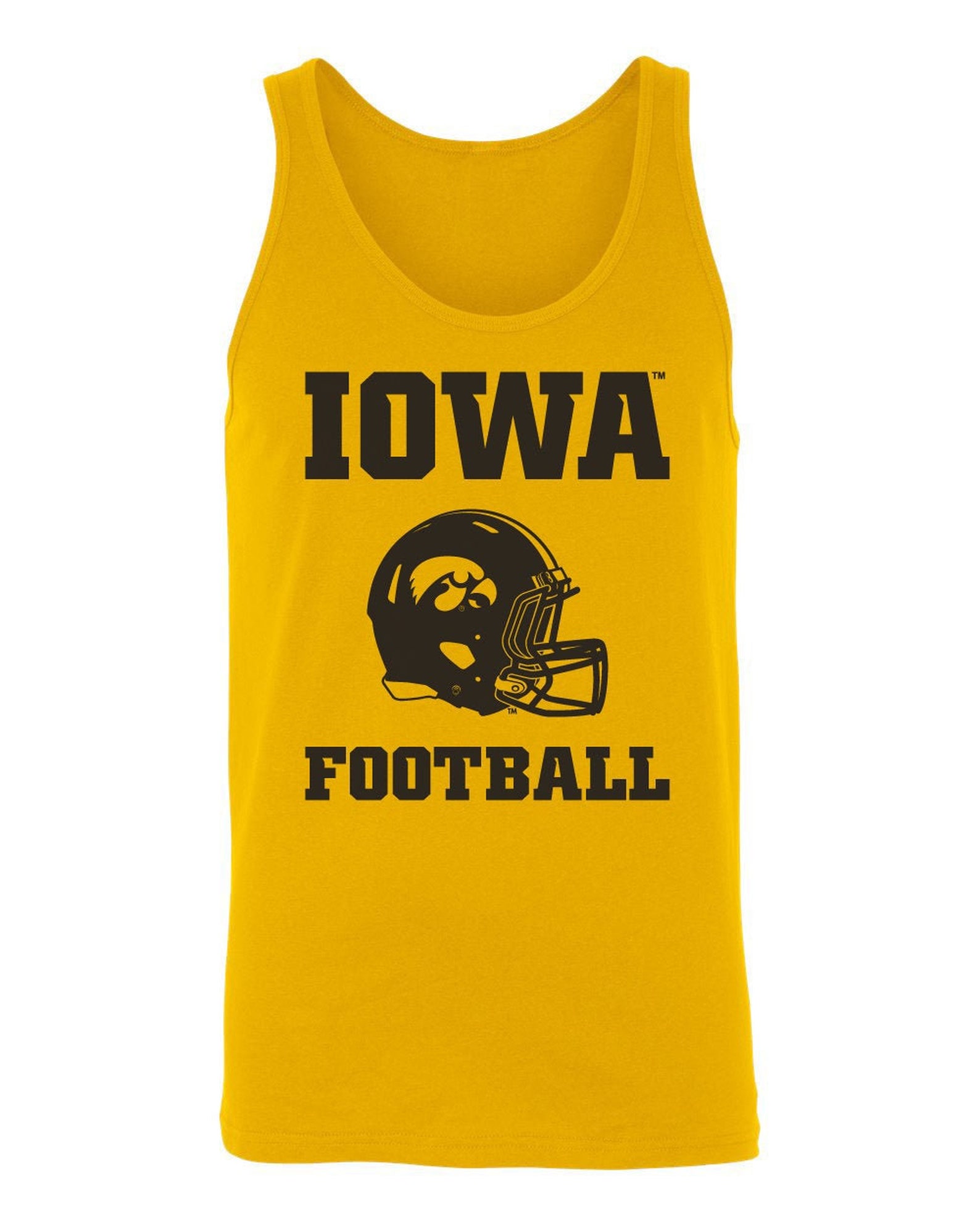 Iowa Hawkeyes Tank Top Iowa Football Helmet Tee Hawkeye Etsy