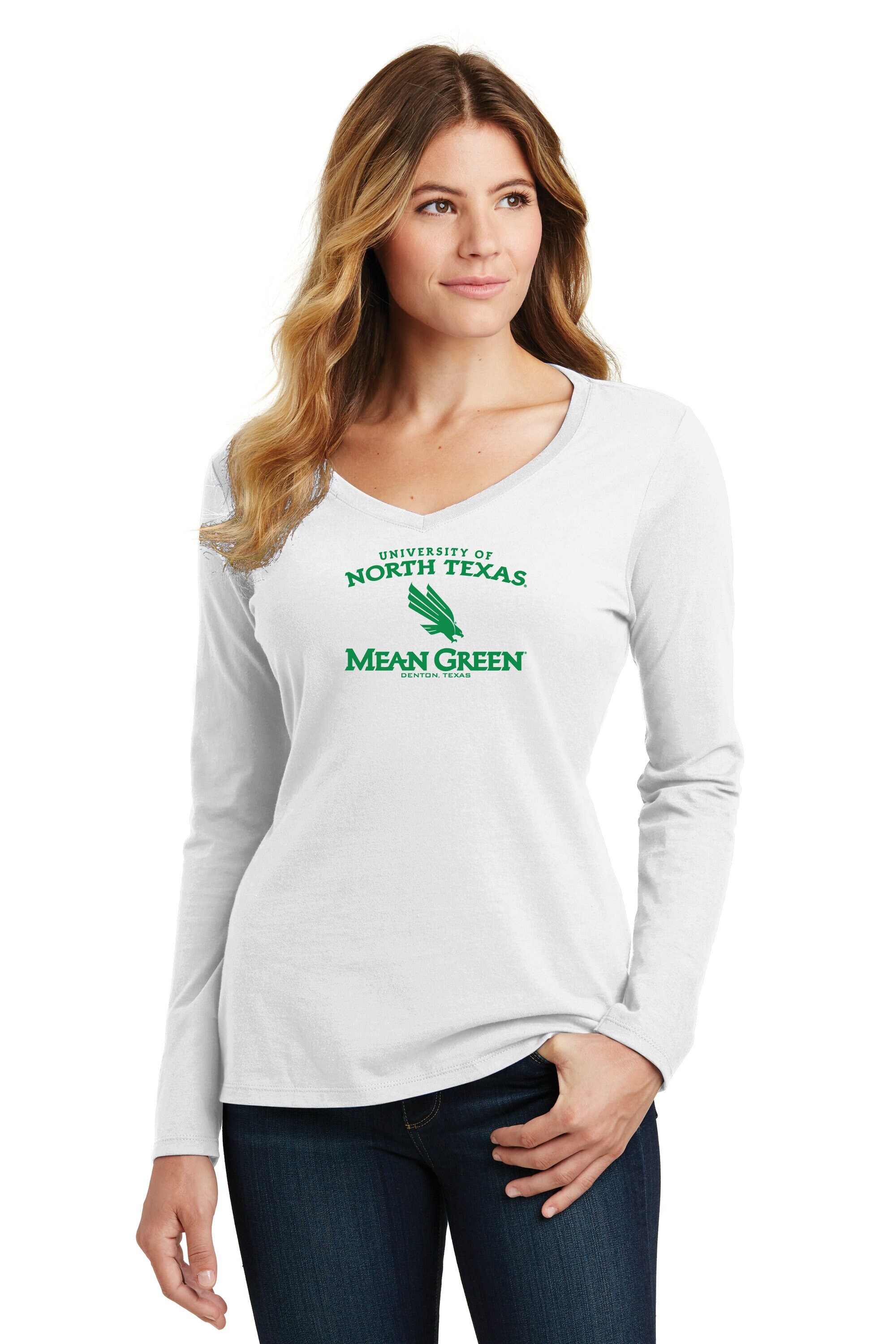 Unt Merchandise Womens North Texas Tshirt | Primary Logo | North Texas Mean Green ...