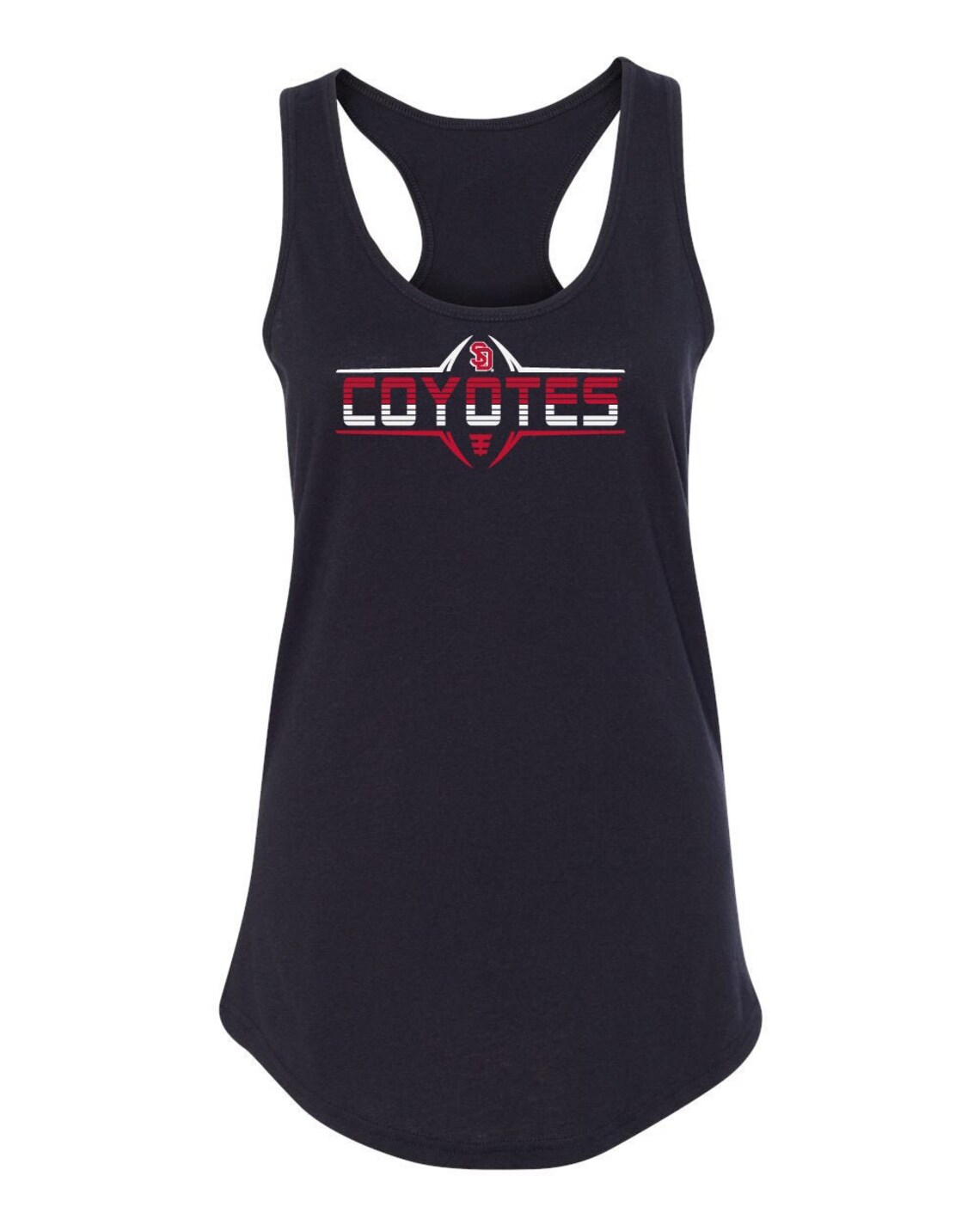 Womens USD Coyotes Tank Top Striped COYOTES Football Laces - Etsy UK