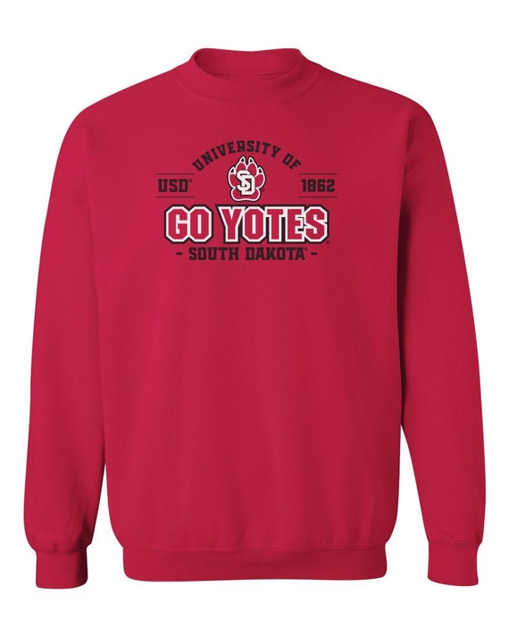 USD Coyotes Sweatshirt | South Dakota Sweatshirt Go Yotes | USD 