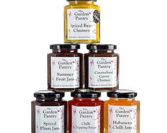 Hand made jams, chutneys and marmalades