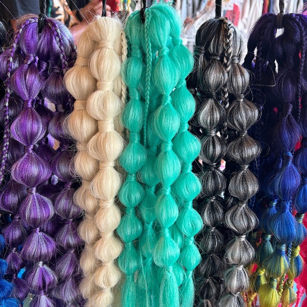 Fairytail Rave/Festival Bubble Braids