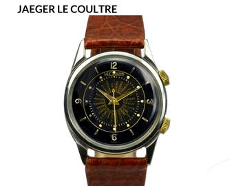 World Time Jaeger LeCoultre Memovox Limited Edition 125th Anniversary Alarm Wristwatch, 1958