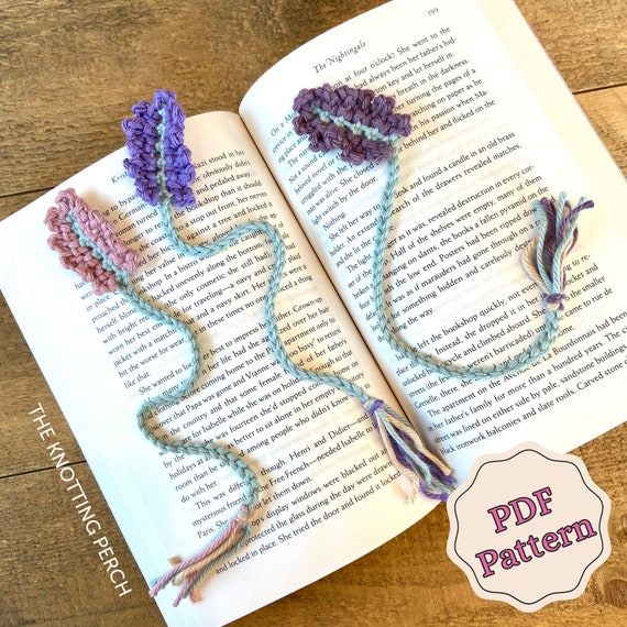 Crochet Flower Bookmark  Step by Step Tutorial 