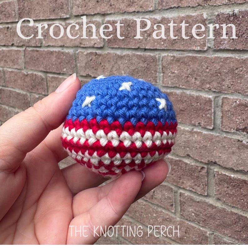 Crochet Hacky Sack Pattern PDF | 5 Styles Included + FREE Bonus Gaming-Inspired Ball Template | Photo Tutorial & Companion Videos image 3