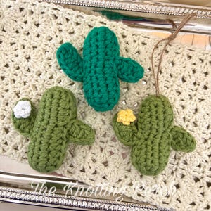 Cactus Ornament, Cacti Decor, Crochet Cactus, Succulent, Desert Flower, Boho Style