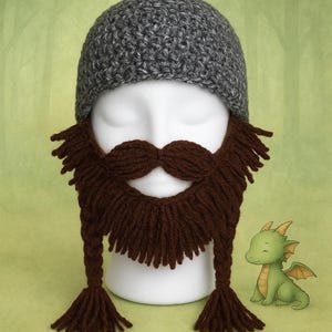 Handmade Crochet Beard – 4 Unique Styles, Custom Color Options – Choose Your Favorite