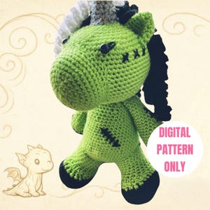 Frankenstein Unicorn Crochet Pattern: Franken-corn (PDF Pattern)
