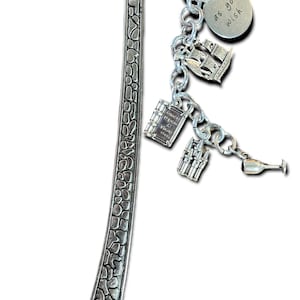Pirate Theme Metal Bookmark: Princess Bride Charms