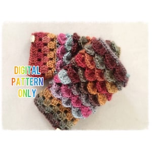 Crochet Dragon scale gloves Pattern