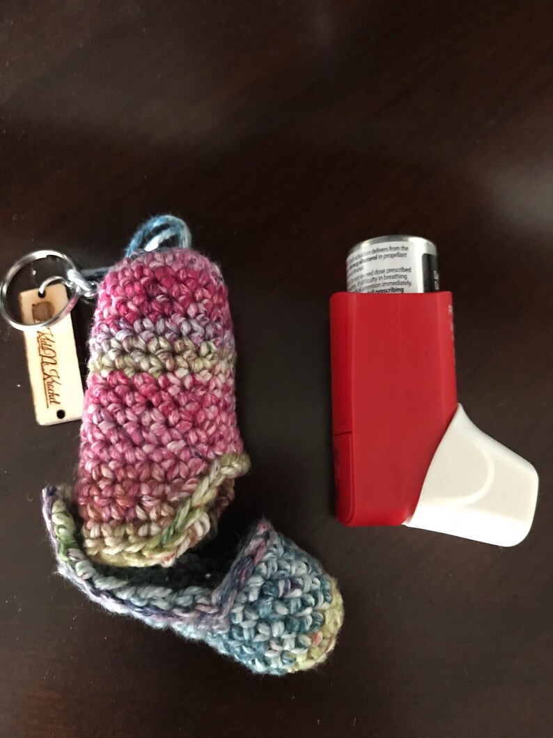 Asthma Inhaler Case Holder Cover With Keychain You Choose Etsy