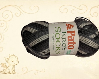 Patons Kroy Socks Yarn: Eclipse Stripes