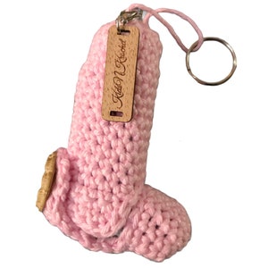 Crocheted Asthma Inhaler Cozy with Keychain – Custom Color Cover for Red/Short Inhalers – Washable & Portable