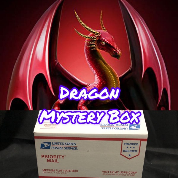 Dragon mystery box | box of dragon items | grab bag