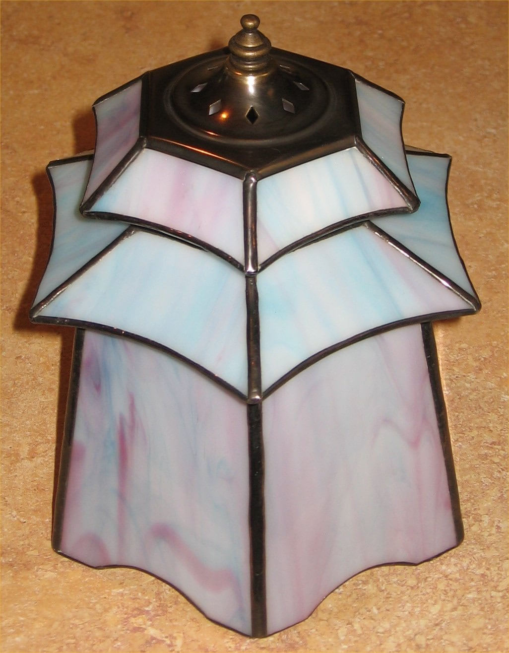 Stained Glass Japanese Lantern PDF Instructions and Pattern Etsy UK