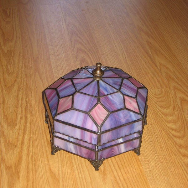 Stained Glass Keepsake Box PDF Instructions and Pattern