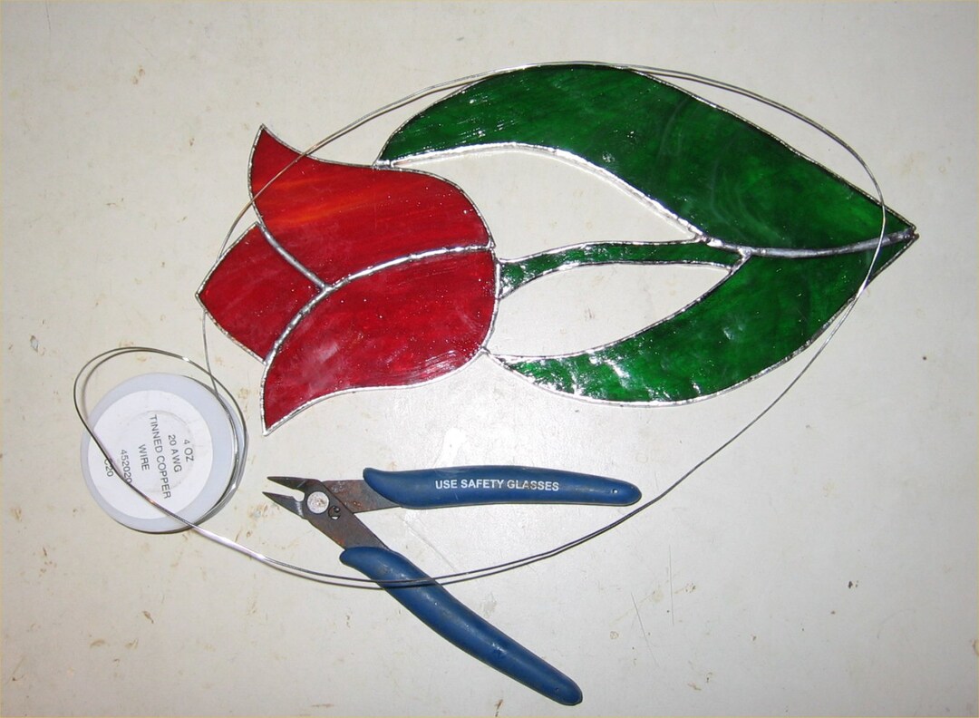 Stained Glass the Wellbeaded Reinforcing Wire Instructions Etsy