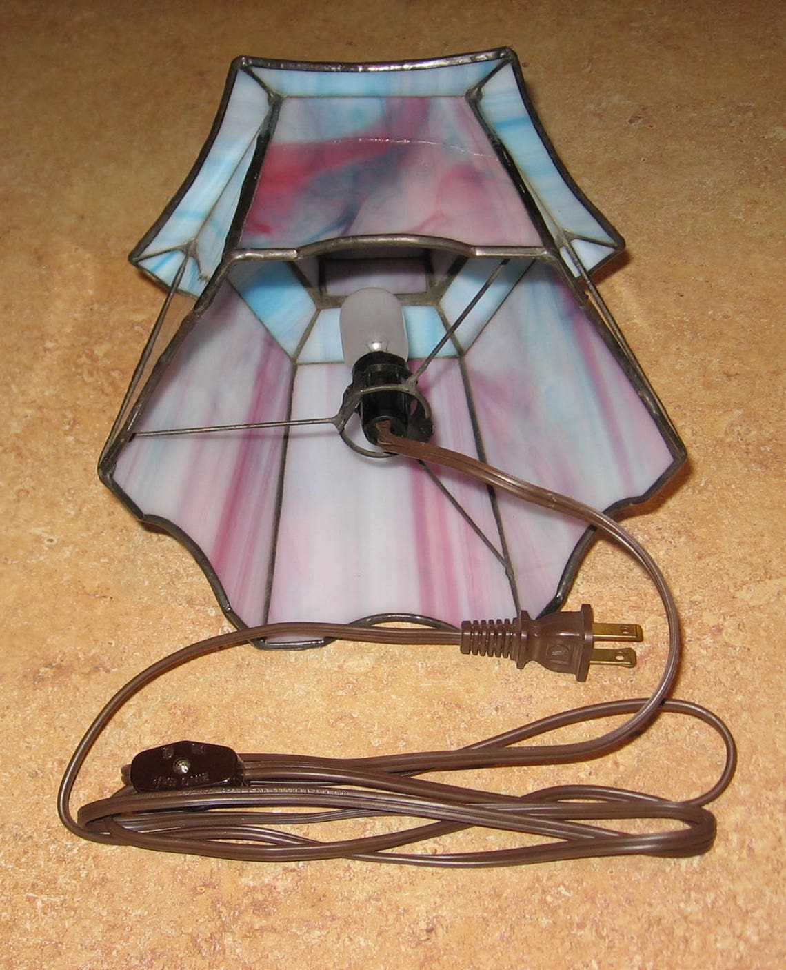 Stained Glass Japanese Lantern PDF Instructions and Pattern Etsy UK