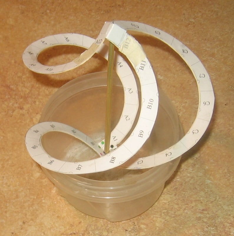 Three Ribbon Wind Spinner Stained Glass Pattern - Etsy