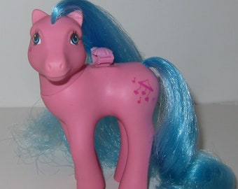 G1 My Little Pony WING SONG Flutter Pony 80s MLP Great Condition Music Notes