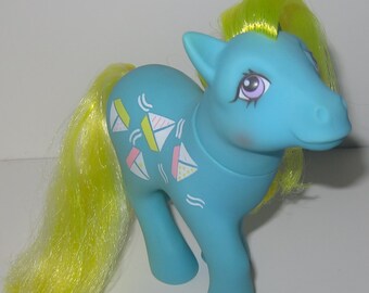 G1 My Little Pony MAINSAIL Sunshine Pony COLORCHANGING Hair 80's MLP Great Condition