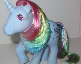 G1 My Little Pony MOONSTONE 80's Rainbow Unicorn Great Condition