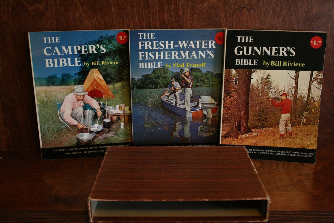 1965 Outdoorsman Book Set the Gunner's Bible, the Freshwater