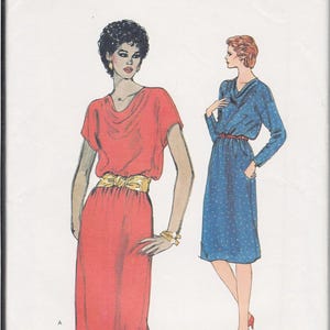 VERY EASY VOGUE Misses&#39; Dress Uncut Pattern V8225 (12-14-16) - New-Old-Stock, Original Envelope in Great Condition, Nice Pattern!!!
