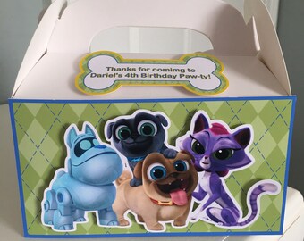 Puppy Dog Pals Favor Boxes, 5 Gable boxes