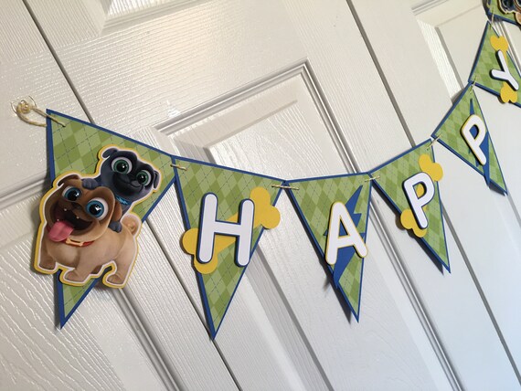 Puppy Dog Pals Birthday Banner Puppy Dog Pals Birthday Decorations Puppy Dog Pals Party Puppy Dog Pals Birthday