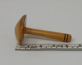 Small Darning mushroom, hand turned local yew wood.