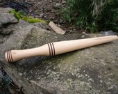 Nostepinne. Hand turned wool winder.