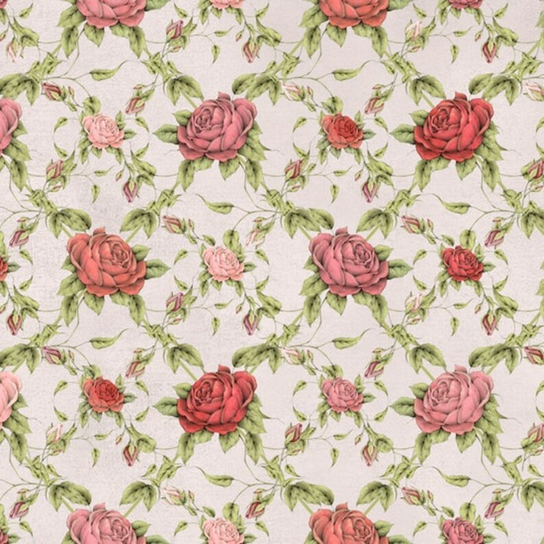 Floral Fabric Santoro London Mirabelle Collection Quilting Etsy