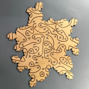 14 aperiodiska monotila (Spectre) pusselbitar | 14 vägbyggande pussel | DXF SVG-filer för laser