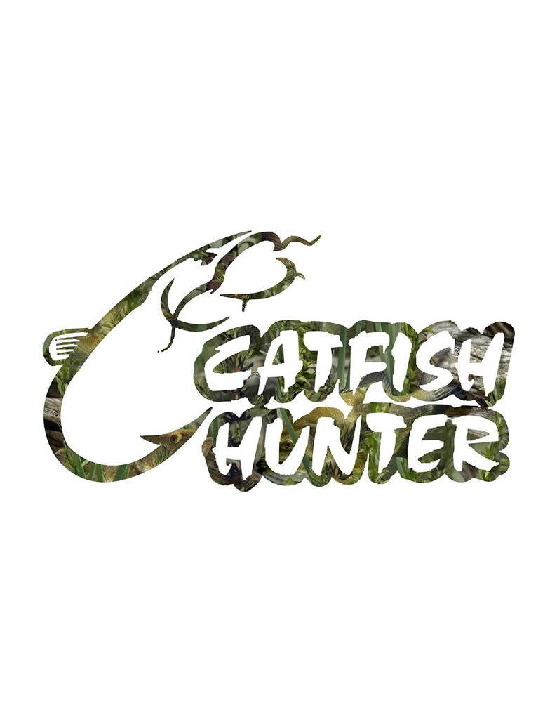 Catfish Hunter Decals Fishing / Fishouflage Etsy