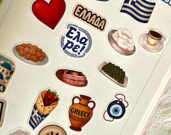 Greek Sticker Sheet
