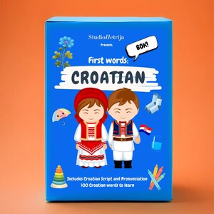 100 primeiras palavras em croata - Flashcards para iniciantes