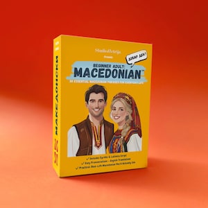 Flashcards para iniciantes adultos em macedônio