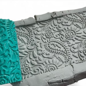 PAISLEY | Clay Texture Roller | Polymer Clay Texture | Embossing Roller | Ceramic Texture Roller | Clay Tool | Clay Cutter