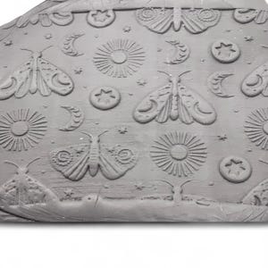 CELESTIAL MOTH | Clay Texture Roller | Polymer Clay Texture | Embossing Roller | Ceramic Texture Roller | Clay Tool | Clay Cutter