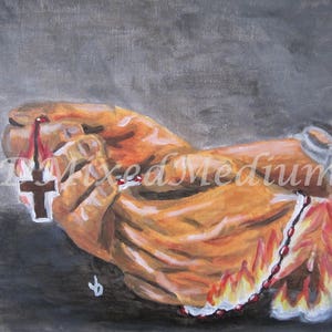 Healing Power, 11 X 14" original acrylic