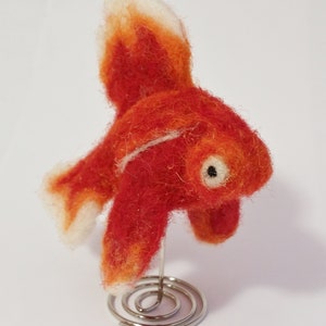 Needle Felted Goldfish