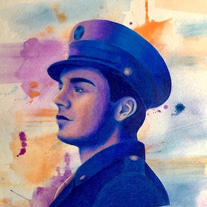 Dream || 40s Bucky Barnes Original Art Print
