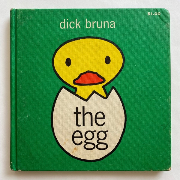 Rare Vintage The Egg, A Toy Box Tale by Dick Bruna, An egg mysteriously appears & the farm animals try to guess what's inside