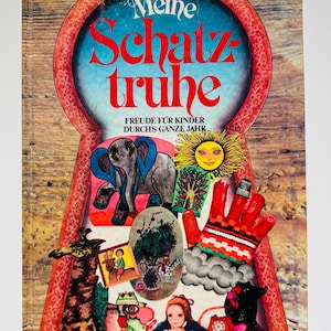 Libro infantil en lengua alemana de la década de 1980, Meine Schatztruhe, Freude für Kinder durchs ganze Jahr
