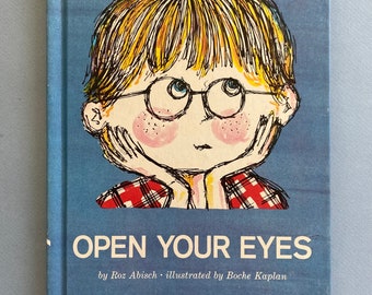 Open Your Eyes ~ Tim and Ed Small are stuck inside on a rainy day, so they play RED, BLUE, and YELLOW ~ Pictograph illustrations