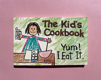 Le livre de cuisine des enfants, miam ! J'en mange ~ Recettes faciles de plats principaux, de desserts, de sandwichs, de salades et de sucreries ~ Illustrations pour enfants
