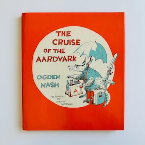 El crucero del oso hormiguero de Ogden Nash, imágenes de Wendy Watson, Un oso hormiguero vanidoso sube a un barco para escapar del diluvio bíblico.