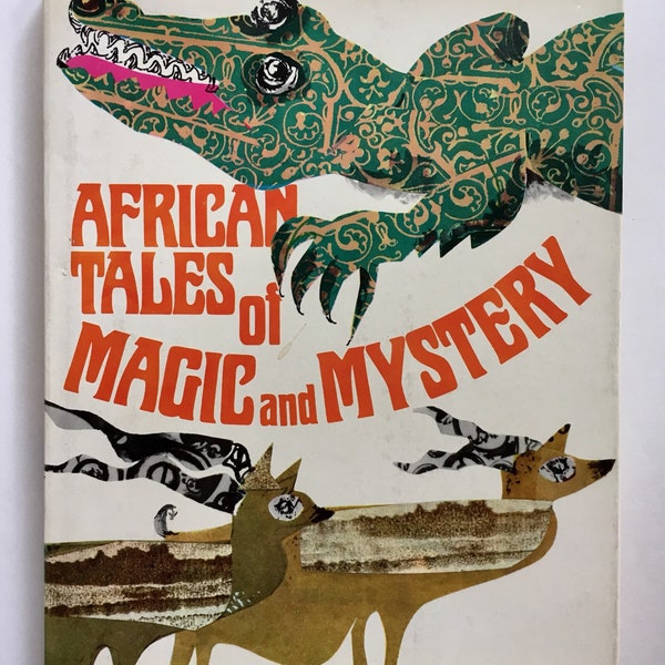 Collectible African Tales of Magic and Mystery Illustrated by Karel Teissig ~ Goso the Storyteller, The Cunning Fox, The Forbidden Tree